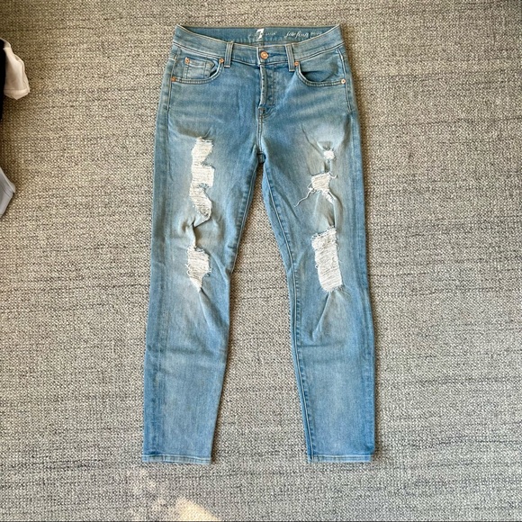 7 for all mankind jeans. Skinny Boyfriend fit. Size 24. - Picture 1 of 9
